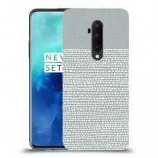 נקודות לבנות אפור כיסוי מגן קשיח מעוצב ל OnePlus 7T Pro יחידה אחת סקרין מובייל