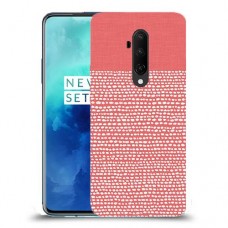 נקודות לבנות בורוד כיסוי מגן קשיח מעוצב ל OnePlus 7T Pro יחידה אחת סקרין מובייל