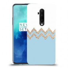 לבן כחול כיסוי מגן קשיח מעוצב ל OnePlus 7T Pro יחידה אחת סקרין מובייל