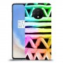 ניאון גיאומטריה כיסוי מגן קשיח מעוצב ל OnePlus 7T יחידה אחת סקרין מובייל