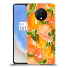 אפרסקים כתומים כיסוי מגן קשיח מעוצב ל OnePlus 7T יחידה אחת סקרין מובייל