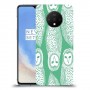 ינשופים על ירוק כיסוי מגן קשיח מעוצב ל OnePlus 7T יחידה אחת סקרין מובייל