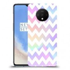 גיאומטריה פסטל כיסוי מגן קשיח מעוצב ל OnePlus 7T יחידה אחת סקרין מובייל