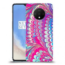 טווס סיפור כיסוי מגן קשיח מעוצב ל OnePlus 7T יחידה אחת סקרין מובייל