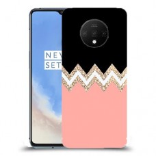 ורוד-לבן-לבן כיסוי מגן קשיח מעוצב ל OnePlus 7T יחידה אחת סקרין מובייל