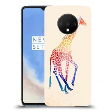 קשת ג 'ירפה כיסוי מגן קשיח מעוצב ל OnePlus 7T יחידה אחת סקרין מובייל