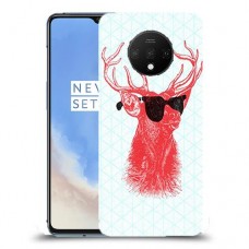 אדג אדום במשקפיים כיסוי מגן קשיח מעוצב ל OnePlus 7T יחידה אחת סקרין מובייל