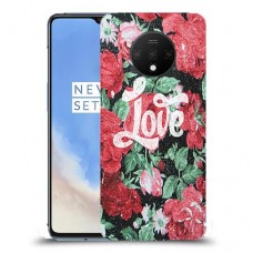 רוז אהבה כיסוי מגן קשיח מעוצב ל OnePlus 7T יחידה אחת סקרין מובייל