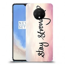 הישאר חזק כיסוי מגן קשיח מעוצב ל OnePlus 7T יחידה אחת סקרין מובייל