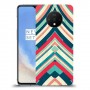 פסים בצבע כיסוי מגן קשיח מעוצב ל OnePlus 7T יחידה אחת סקרין מובייל