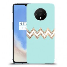 פסים בירוק כיסוי מגן קשיח מעוצב ל OnePlus 7T יחידה אחת סקרין מובייל