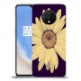 חמניות בשחור כיסוי מגן קשיח מעוצב ל OnePlus 7T יחידה אחת סקרין מובייל