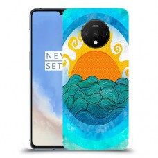 זריחה ליד הים כיסוי מגן קשיח מעוצב ל OnePlus 7T יחידה אחת סקרין מובייל