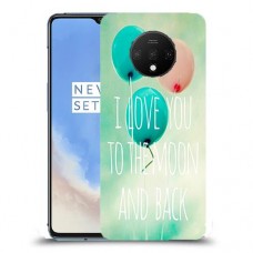 עד הירח ובחזרה כיסוי מגן קשיח מעוצב ל OnePlus 7T יחידה אחת סקרין מובייל