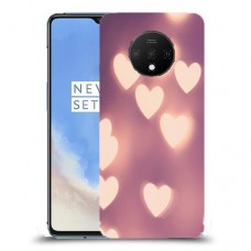 לבבות מעורפלים בחום כיסוי מגן קשיח מעוצב ל OnePlus 7T יחידה אחת סקרין מובייל