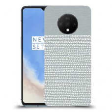 נקודות לבנות אפור כיסוי מגן קשיח מעוצב ל OnePlus 7T יחידה אחת סקרין מובייל