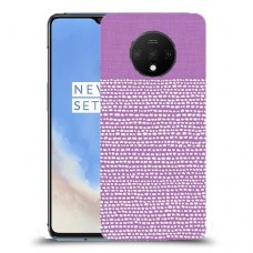 נקודות לבנות בסגול כיסוי מגן קשיח מעוצב ל OnePlus 7T יחידה אחת סקרין מובייל
