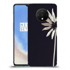 פרח לבן כיסוי מגן קשיח מעוצב ל OnePlus 7T יחידה אחת סקרין מובייל