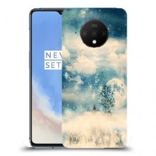 יופי חורף כיסוי מגן קשיח מעוצב ל OnePlus 7T יחידה אחת סקרין מובייל