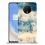 יופי חורף כיסוי מגן קשיח מעוצב ל OnePlus 7T יחידה אחת סקרין מובייל