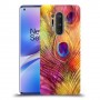 נוצת טווס כיסוי מגן קשיח מעוצב ל OnePlus 8 Pro יחידה אחת סקרין מובייל
