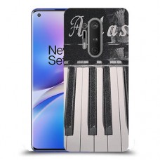 פסנתר Soul כיסוי מגן קשיח מעוצב ל OnePlus 8 Pro יחידה אחת סקרין מובייל