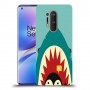 פינגווין בכריש כיסוי מגן קשיח מעוצב ל OnePlus 8 Pro יחידה אחת סקרין מובייל
