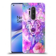 חתול מושלג כיסוי מגן קשיח מעוצב ל OnePlus 8 Pro יחידה אחת סקרין מובייל