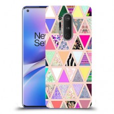 משולש הנאה כיסוי מגן קשיח מעוצב ל OnePlus 8 Pro יחידה אחת סקרין מובייל