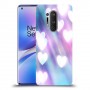 לבבות מעורפלים בכחול כיסוי מגן קשיח מעוצב ל OnePlus 8 Pro יחידה אחת סקרין מובייל