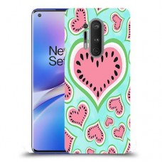 אבטיח אהבה כיסוי מגן קשיח מעוצב ל OnePlus 8 Pro יחידה אחת סקרין מובייל