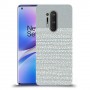 נקודות לבנות אפור כיסוי מגן קשיח מעוצב ל OnePlus 8 Pro יחידה אחת סקרין מובייל