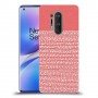 נקודות לבנות בורוד כיסוי מגן קשיח מעוצב ל OnePlus 8 Pro יחידה אחת סקרין מובייל