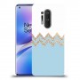 לבן כחול כיסוי מגן קשיח מעוצב ל OnePlus 8 Pro יחידה אחת סקרין מובייל