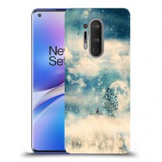 יופי חורף כיסוי מגן קשיח מעוצב ל OnePlus 8 Pro יחידה אחת סקרין מובייל