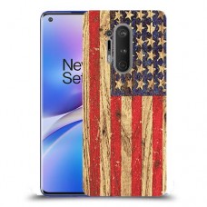 עץ ארצות הברית כיסוי מגן קשיח מעוצב ל OnePlus 8 Pro יחידה אחת סקרין מובייל