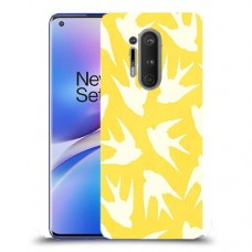 צהוב ציפור החיים כיסוי מגן קשיח מעוצב ל OnePlus 8 Pro יחידה אחת סקרין מובייל