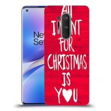 אתה עבור חג המולד כיסוי מגן קשיח מעוצב ל OnePlus 8 Pro יחידה אחת סקרין מובייל