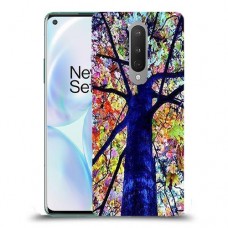 עץ ניאון כיסוי מגן קשיח מעוצב ל OnePlus 8 יחידה אחת סקרין מובייל