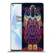 ינשוף הלילה כיסוי מגן קשיח מעוצב ל OnePlus 8 יחידה אחת סקרין מובייל