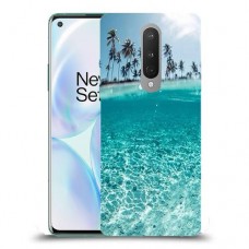 חופשה גן עדן כיסוי מגן קשיח מעוצב ל OnePlus 8 יחידה אחת סקרין מובייל