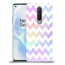 גיאומטריה פסטל כיסוי מגן קשיח מעוצב ל OnePlus 8 יחידה אחת סקרין מובייל