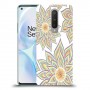 חמניות בלבן כיסוי מגן קשיח מעוצב ל OnePlus 8 יחידה אחת סקרין מובייל