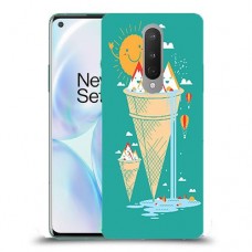 גלידה סאני כיסוי מגן קשיח מעוצב ל OnePlus 8 יחידה אחת סקרין מובייל