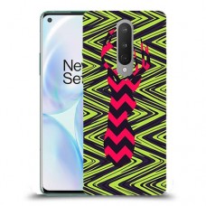 עניבה על גרין כיסוי מגן קשיח מעוצב ל OnePlus 8 יחידה אחת סקרין מובייל