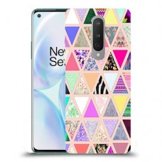 משולש הנאה כיסוי מגן קשיח מעוצב ל OnePlus 8 יחידה אחת סקרין מובייל