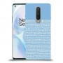 נקודות לבנות בכחול כיסוי מגן קשיח מעוצב ל OnePlus 8 יחידה אחת סקרין מובייל