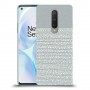נקודות לבנות אפור כיסוי מגן קשיח מעוצב ל OnePlus 8 יחידה אחת סקרין מובייל