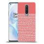 נקודות לבנות בורוד כיסוי מגן קשיח מעוצב ל OnePlus 8 יחידה אחת סקרין מובייל