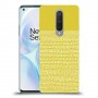 נקודות לבנות בצהוב כיסוי מגן קשיח מעוצב ל OnePlus 8 יחידה אחת סקרין מובייל